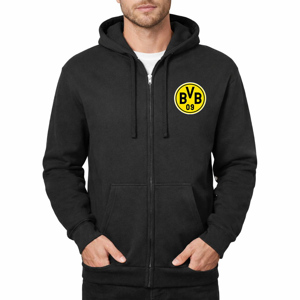 Men's Borussia Dortmund BVB FC Zipper Hoodie