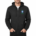 Men's Brasil National Soccer Team Zipper Hoodie