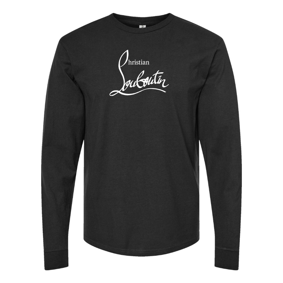 Men's Christian Louboutin Cotton Long Sleeve T-Shirt