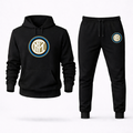 Men's Inter Milan Soccer Logo Hoodie Joggers Set