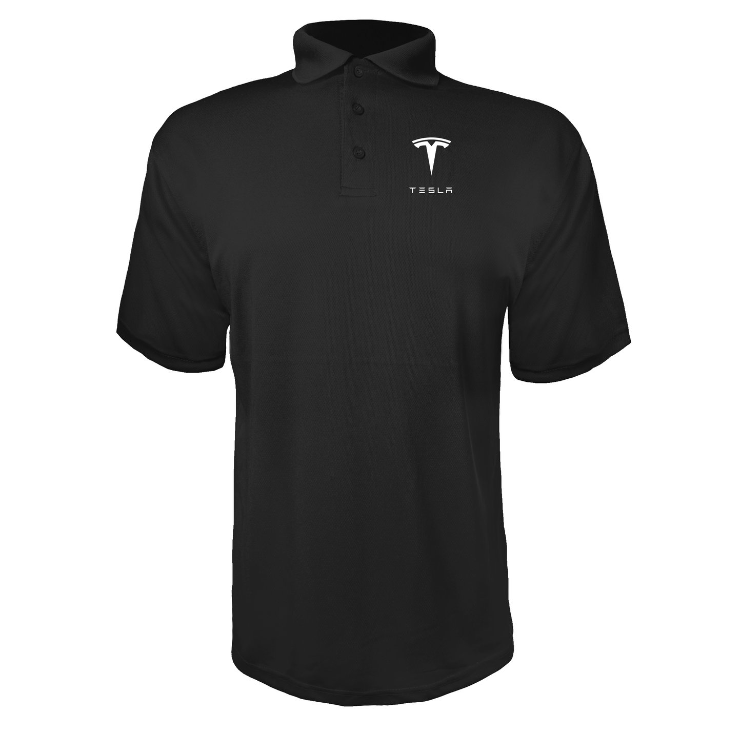 Men’s Tesla Motorsports Car Polyester Polo