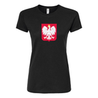 Women's Poland National Soccer Team Round Neck T-Shirt