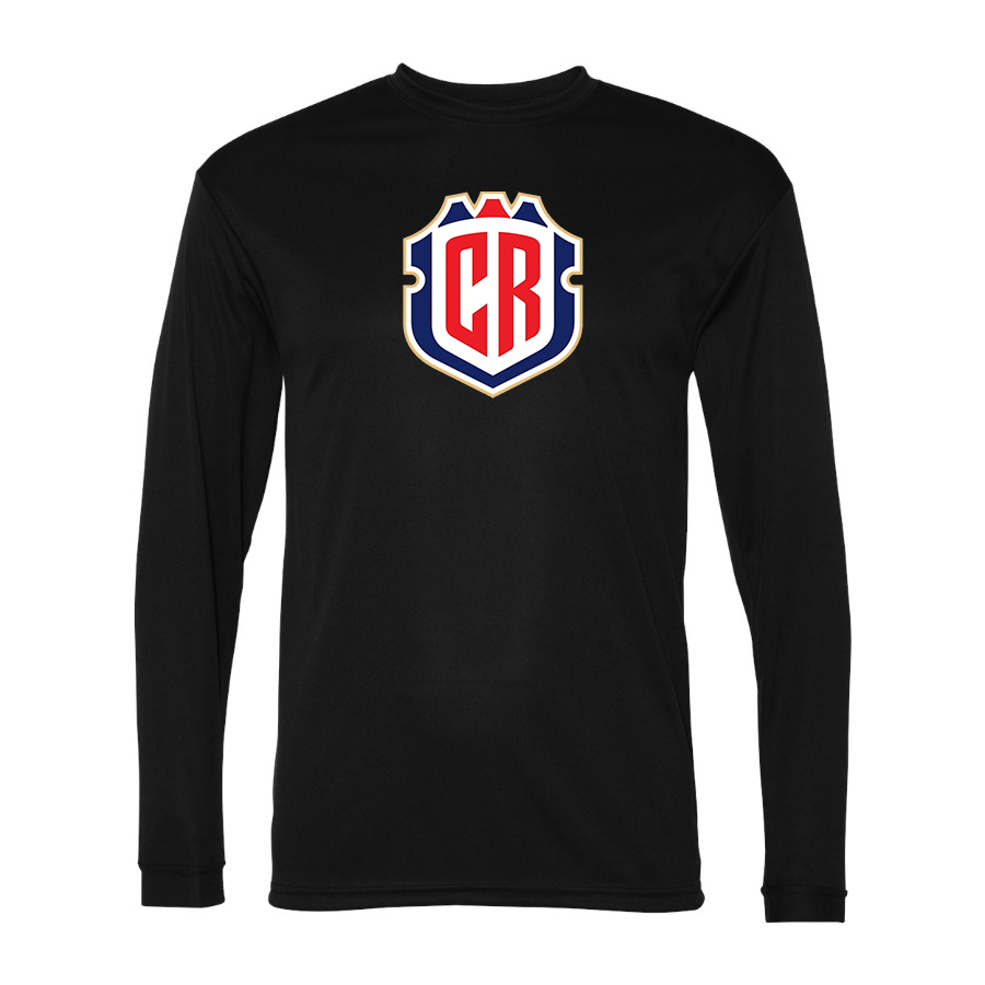 Men’s  Costa Rica National Soccer Team - C2 Sport - Performance Long Sleeve T-Shirt - 5104