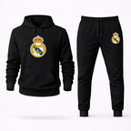 Men’s Real Madrid Soccer Logo Hoodie Joggers Set