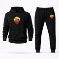 Men's AS Roma FC Logo Hoodie Joggers Set