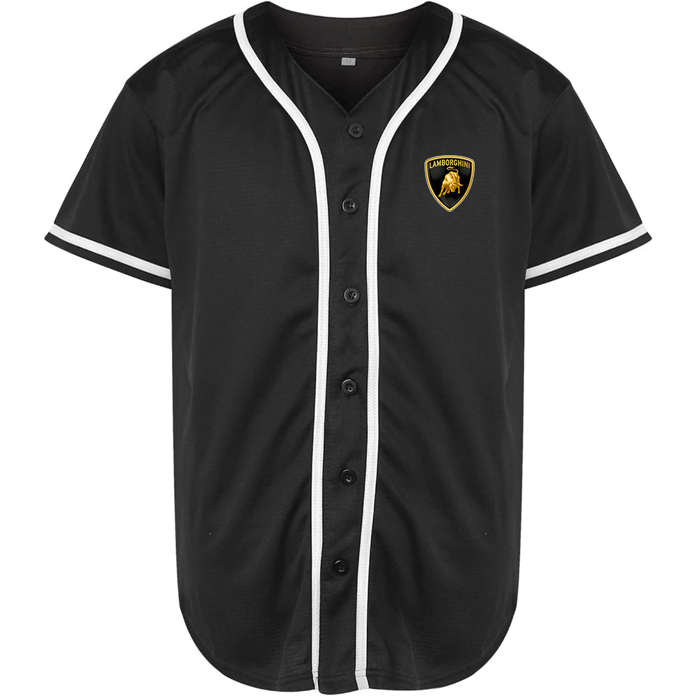 Men’s Lamborghini Car Baseball Jersey