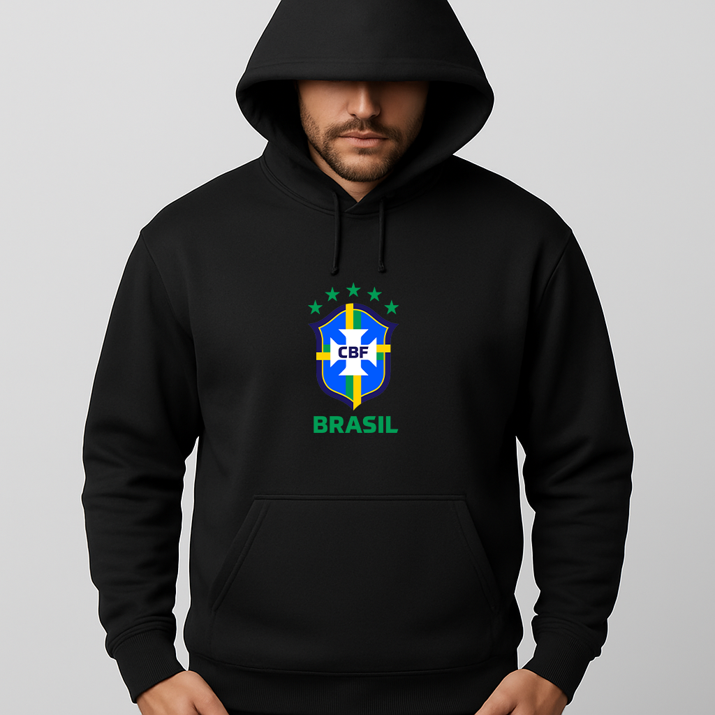 Men's Brasil National Soccer Team Pullover Hoodie