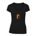 Women's Belgium National Soccer Team V-Neck T-Shirt