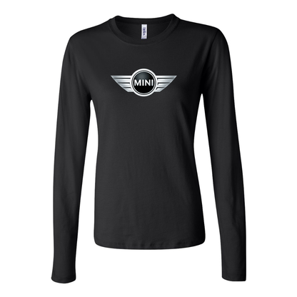 Women's Mini Cooper Car Long Sleeve T-Shirt