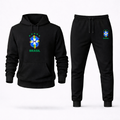 Men's Brasil National Soccer Team Hoodie Joggers Set
