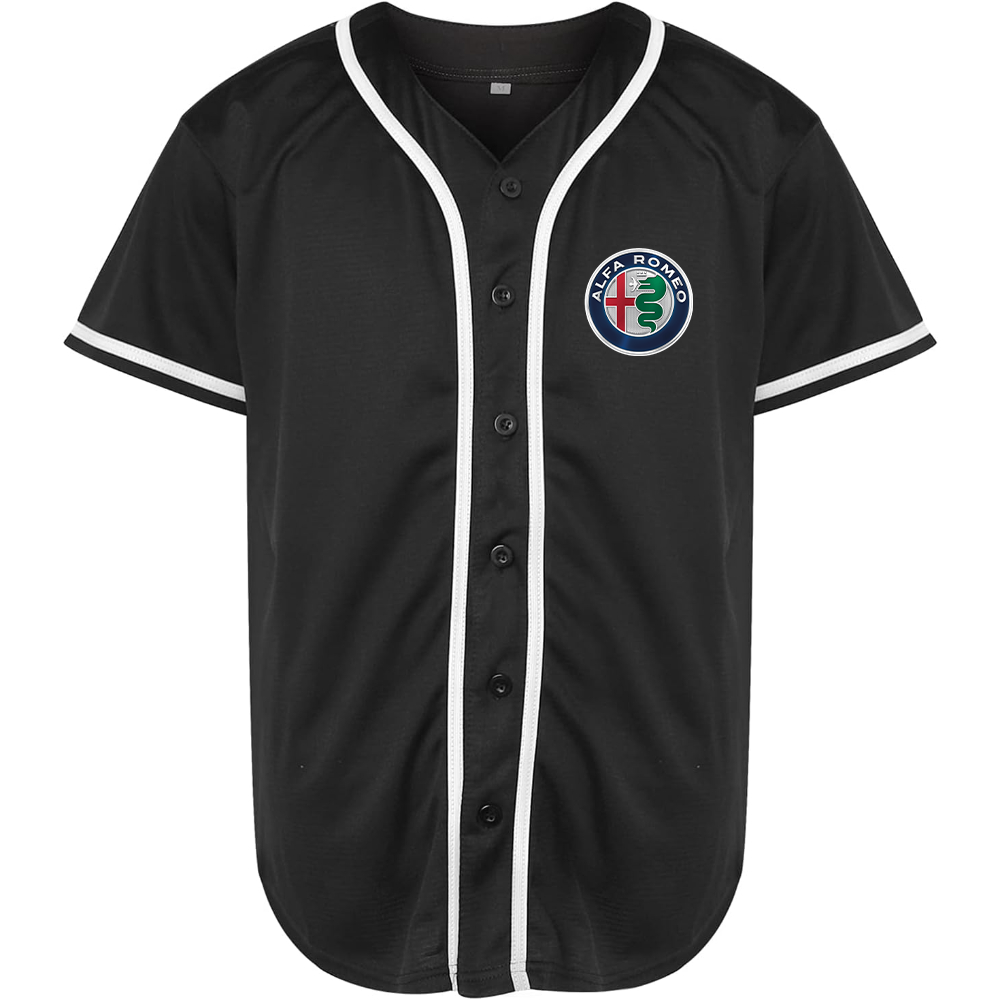 Men's Alfa Romeo Car Baseball Jersey