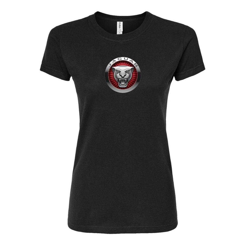 Women’s Jaguar Motorsport Car Round Neck T-Shirt