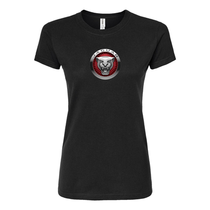 Women’s Jaguar Motorsport Car Round Neck T-Shirt