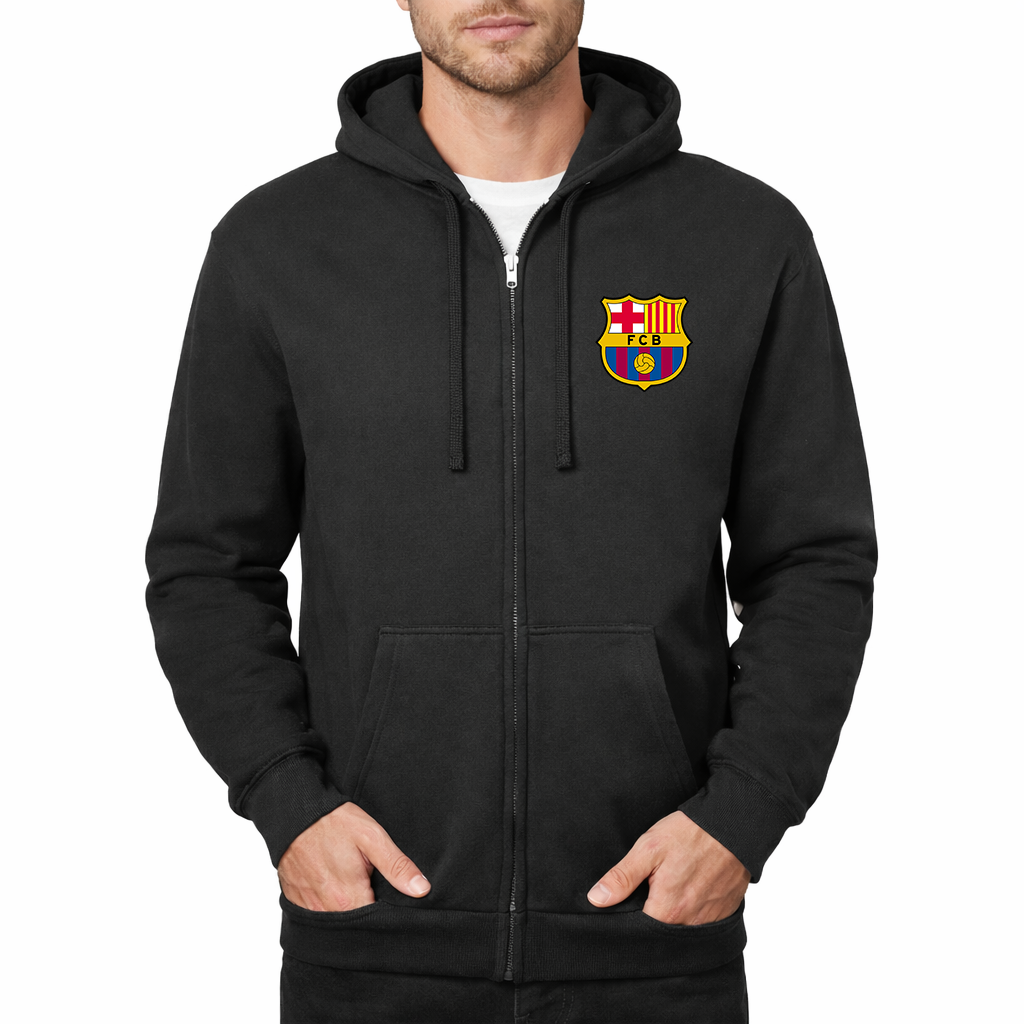 Men's F.C. Barcelona Soccer Zipper Hoodie