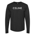 Men's Celine Cotton Long Sleeve T-Shirt