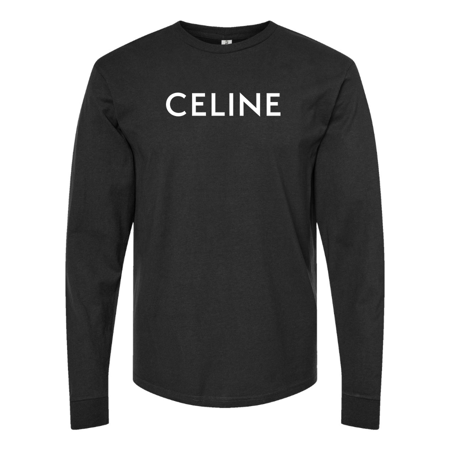 Men's Celine Cotton Long Sleeve T-Shirt