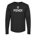 Men's Fendi Cotton Long Sleeve T-Shirt