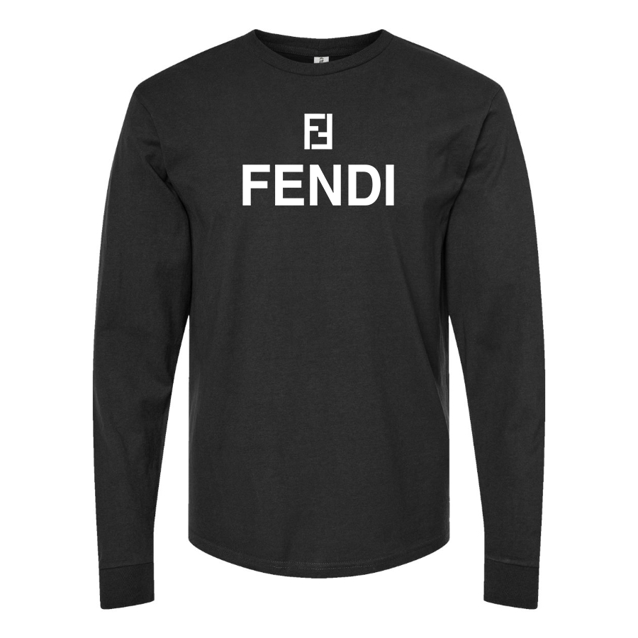 Men's Fendi Cotton Long Sleeve T-Shirt