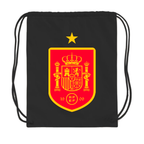 Spain Red Logo National Soccer Team Drawstring Bag