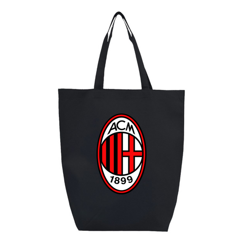 AC Milan Soccer-  Q-Tees - Non-Woven Gusset Bottom Tote - Q1251