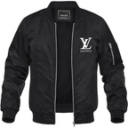 Men's Louis Vuitton Lightweight Bomber Jacket Windbreaker Softshell Varsity Jacket Coat