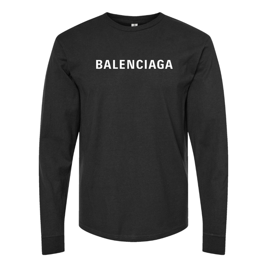 Men's Balenciaga Cotton Long Sleeve T-Shirt