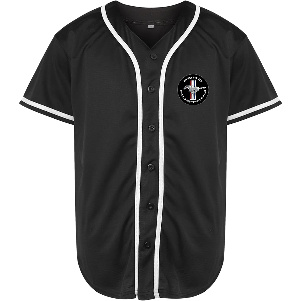 Men’s Ford Mustang Motorsport Car Baseball Jersey