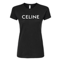 Women's Celine Round Neck T-Shirt