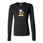 Women's Mickey Mouse Cartoon Long Sleeve T-Shirt