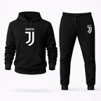 Men's Juventus Soccer Logo Hoodie Joggers Set