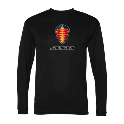 Men's Koenigsegg Car - C2 Sport - Performance Long Sleeve T-Shirt - 5104