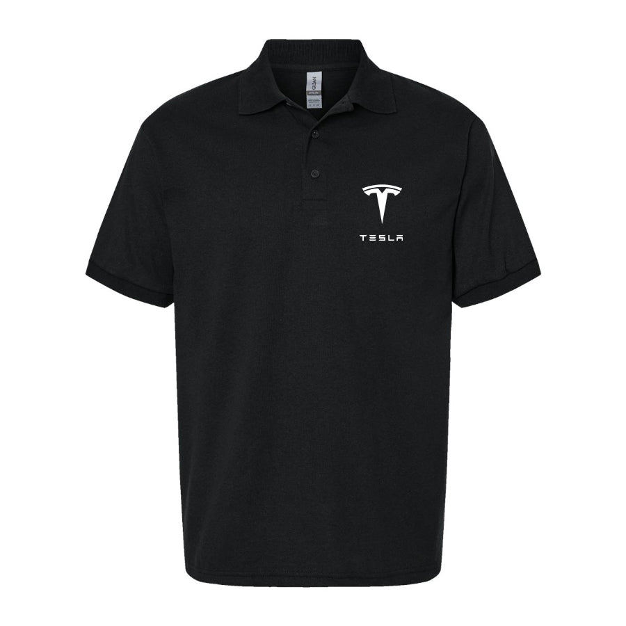 Men’s Tesla Motorsports Car Dry Blend Polo