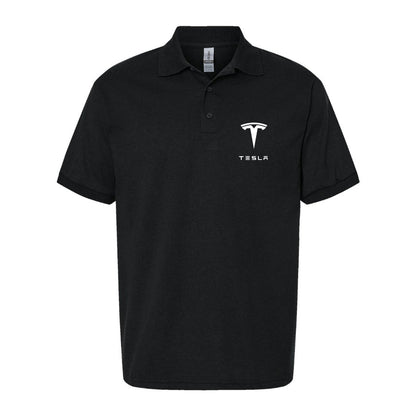 Men’s Tesla Motorsports Car Dry Blend Polo