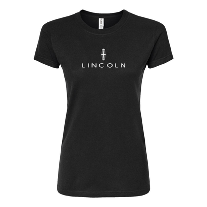 Women’s Lincoln Car Round Neck T-Shirt