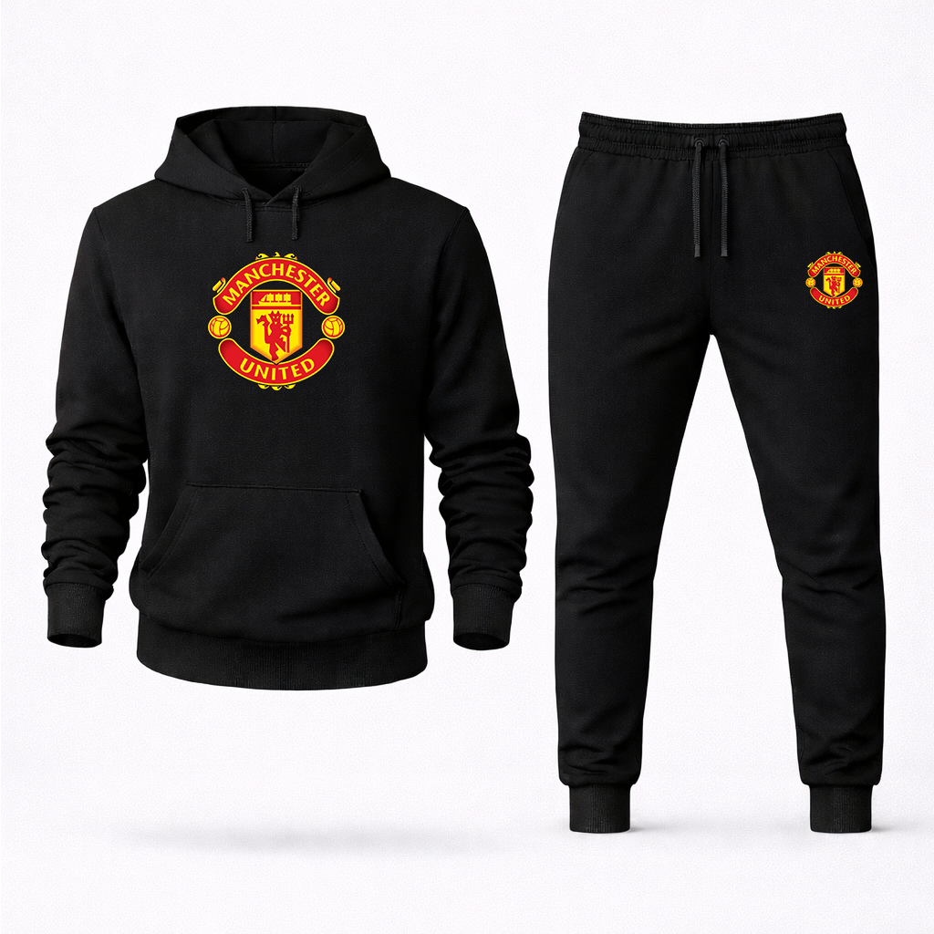 Men’s Manchester United Hoodie Joggers Set