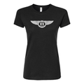 Women’s Bentley Motorsports Car Round Neck T-Shirt