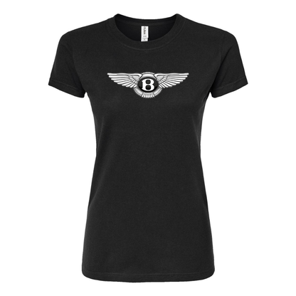 Women’s Bentley Motorsports Car Round Neck T-Shirt