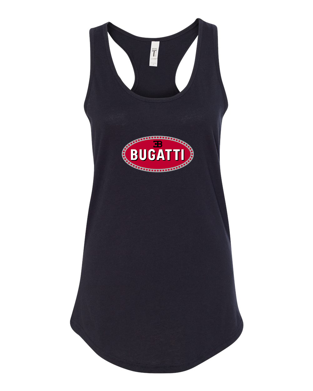 Women's Bugatti Car Racerback Tank Top