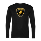 Men's Lamborghini Car -  Polyester Long Sleeve T-Shirt