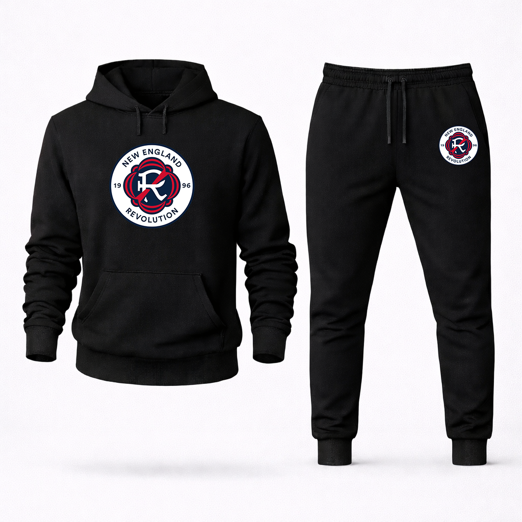 Men's New England Revolution FC Hoodie Joggers Set