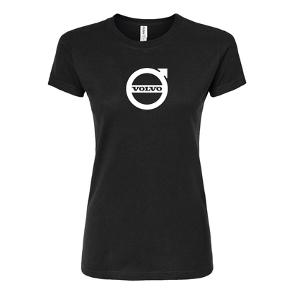 Women’s Volvo Car Round Neck T-Shirt