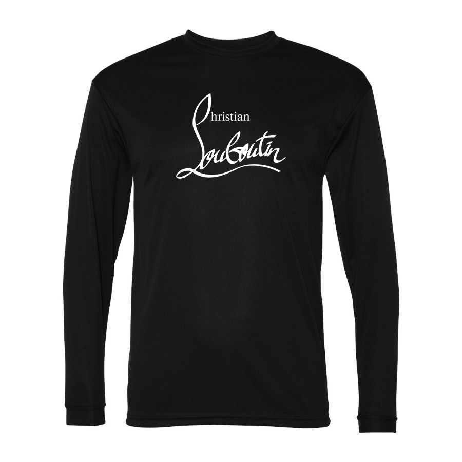 Men's Christian Louboutin Polyester Long Sleeve T-Shirt