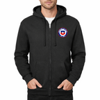 Men's Chile National Soccer Team  Zipper Hoodie