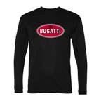 Men's Bugatti Car -  Polyester Long Sleeve T-Shirt