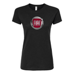 Women’s Fiat Car Round Neck T-Shirt