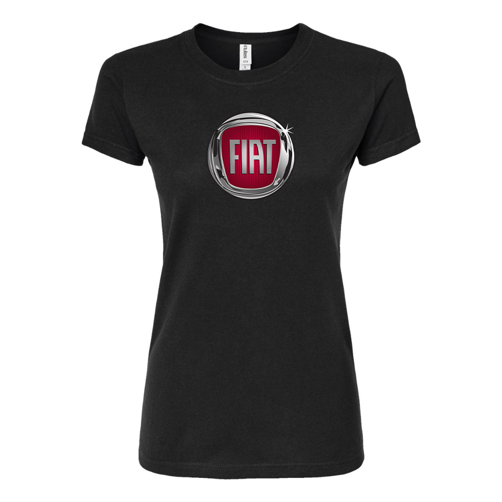 Women’s Fiat Car Round Neck T-Shirt