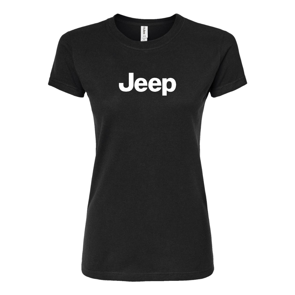 Women’s Jeep Car Round Neck T-Shirt