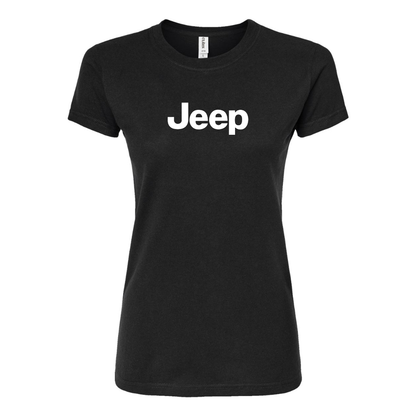 Women’s Jeep Car Round Neck T-Shirt