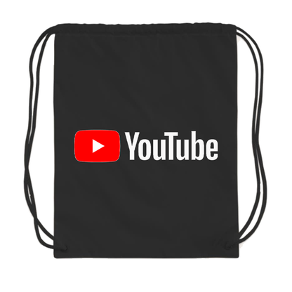 YouTube Social Video Steaming Drawstring Bag
