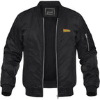 Men's Back To The Future Movie Lightweight Bomber Jacket Windbreaker Softshell Varsity Jacket Coat